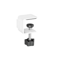 SANA ACOUSTIC DESK SCREEN CLAMP DUAL MOUNT WHITE PACK 2