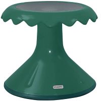VISIONCHART EDUCATION SUNFLOWER STOOL 310MM HIGH LAKE GREEN