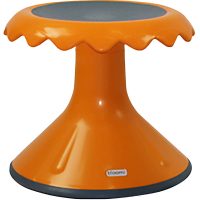 VISIONCHART EDUCATION SUNFLOWER STOOL 310MM HIGH ORANGE