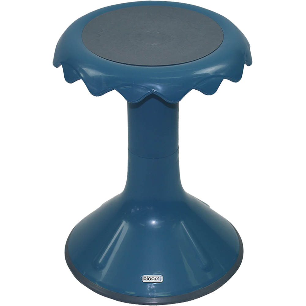 VISIONCHART EDUCATION SUNFLOWER STOOL 450MM HIGH OCEAN BLUE