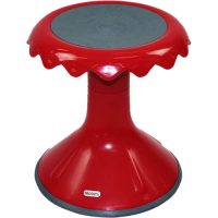 VISIONCHART EDUCATION SUNFLOWER STOOL 450MM HIGH DARK RED
