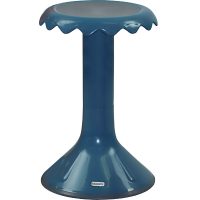 VISIONCHART EDUCATION SUNFLOWER STOOL 520MM HIGH OCEAN BLUE